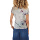 t-shirt femme  yes zee t-shirt donna girocollo, m/c,s