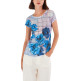 t-shirt femme  yes zee t-shirt donna girocollo, m/c,s