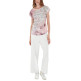 t-shirt femme  yes zee t-shirt donna, stampa sublimat