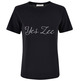 t-shirt femme  yes zee t-shirt donna corta, girocollo