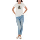 t-shirt femme  yes zee t-shirt donna girocollo m/c