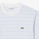 t-shirt homme  lacoste tee-shirts col rond homme adul