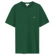 t-shirt homme  lacoste tee-shirt ras du cou manches c