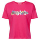 t-shirt femme  ESPRIT sus flower typo