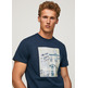 t-shirt homme  pepe jeans teller