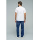 t-shirt homme  salsa jeans t-shirt slim fit branding colo
