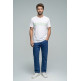 t-shirt homme  salsa jeans t-shirt slim fit branding colo