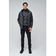 maillot homme salsa zip-thru padded jumper w/hoodi