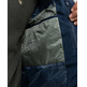 cazadora homme  el ganso manteau plumas largo azul