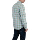 homme chemise popelin cuadros verde