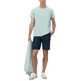 homme t-shirt básica bordado a cont azul tur