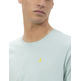 homme t-shirt básica bordado a cont azul tur