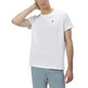 homme t-shirt básica bordado a cont blanco p