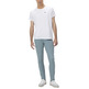 homme t-shirt básica bordado a cont blanco p