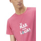 homme t-shirt  el mar todo lo-cura rosa chi