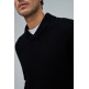 maillot homme  salsa jeans heavy knit sweater with shawl