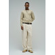 homme knit henley w/ collar maillot d 003