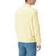 homme sweat-shirt básica bordado a cont amarillo