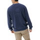 homme sweat-shirt logo tejido azul mari azul mar