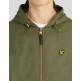 maillot homme  lyle & scott waxed hooded utility jacket