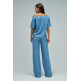chemise femme  salsa jeans blouse w/ shoulder chain detai