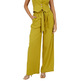 femme pantalon pistach