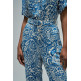 singe femme  salsa jeans short-sleeved print jumpsuit