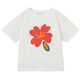 t-shirt fille  ciafan t-shirt unisex print de flor