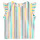 t-shirt fille  ciafan top de fille rayas multicolor