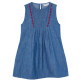 robe fille  ciafan robe corto de fille chambray