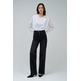jeans femme  salsa jeans faith wide black wash