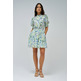robe femme salsa jeans dress with lace detail print
