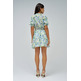robe femme salsa jeans dress with lace detail print