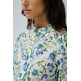 robe femme salsa jeans dress with lace detail print