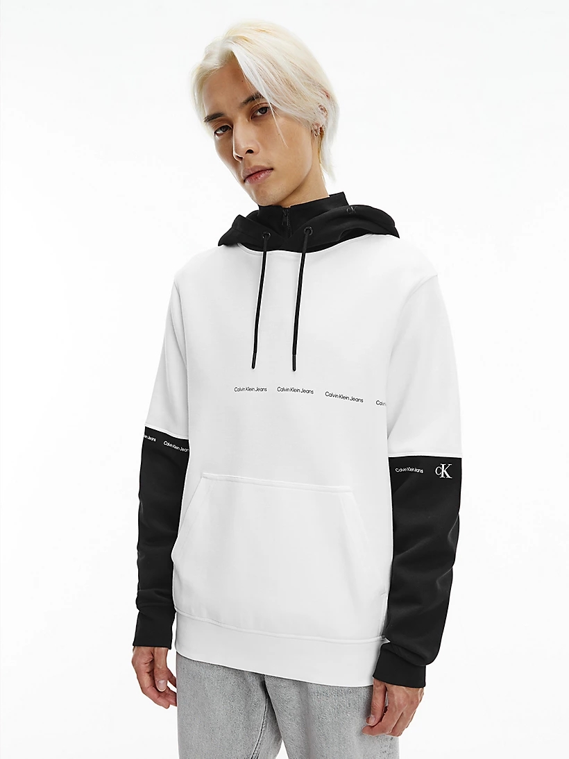 Calvin klein colorblock deals hoodie