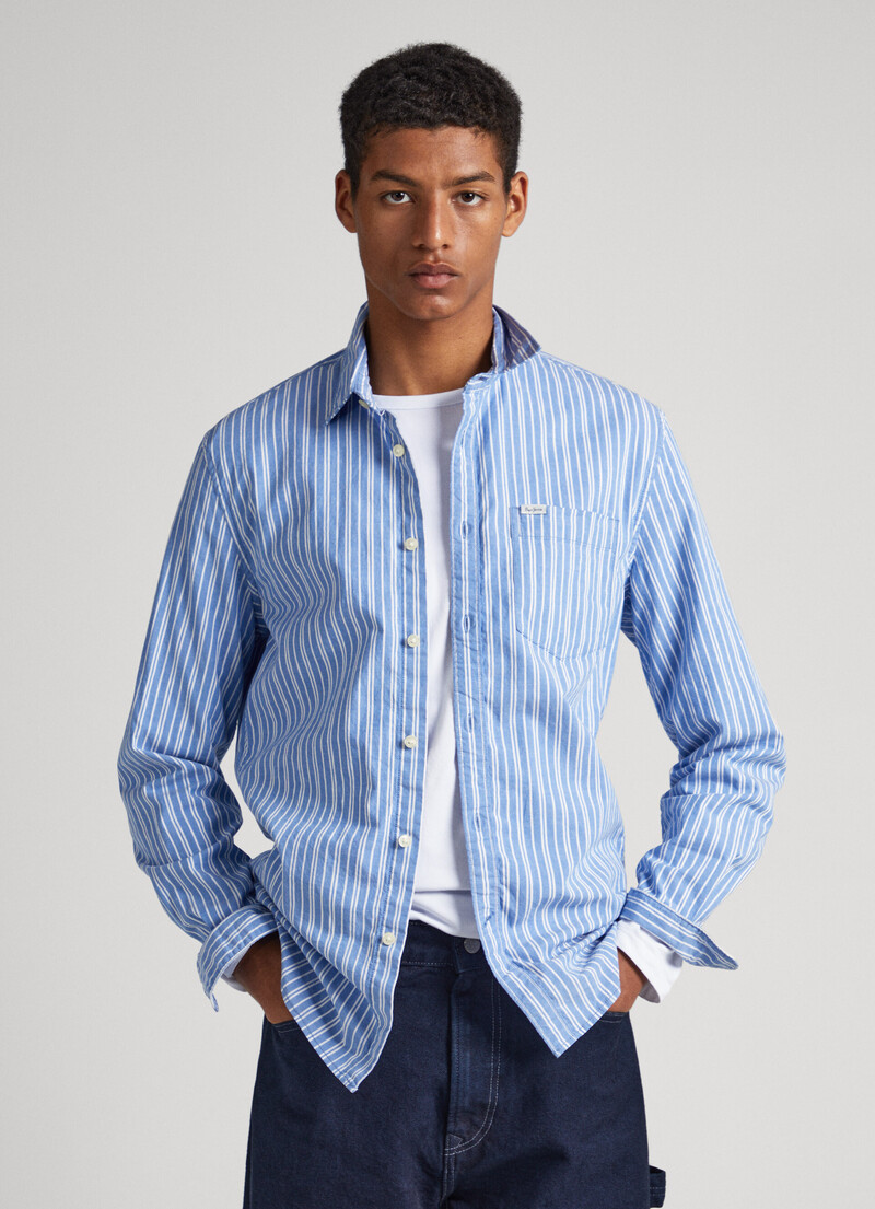 chemise homme pepe jeans castle kornerdenim