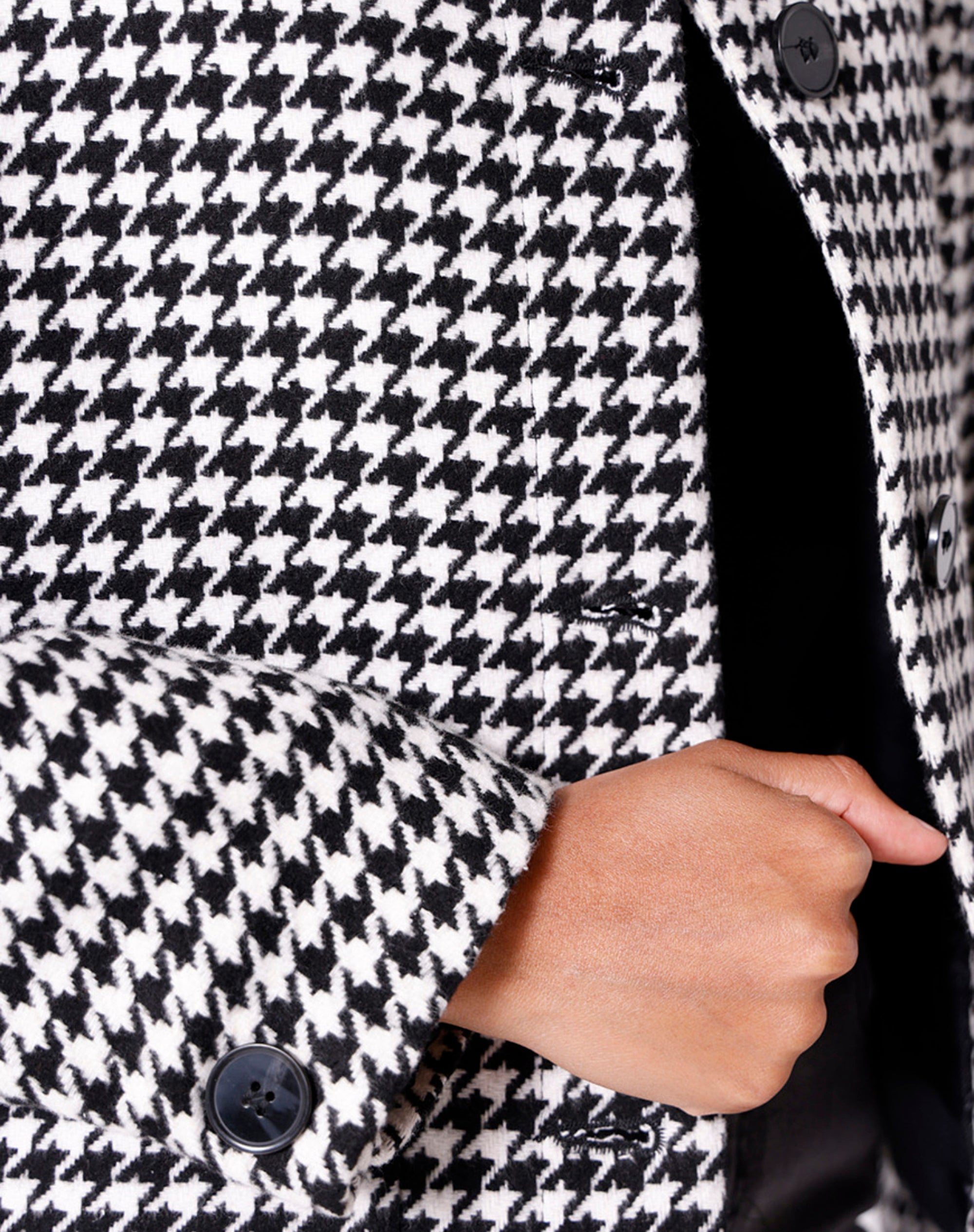 Veste oversize pied de poule new arrivals